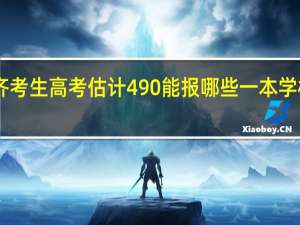 乌鲁木齐考生 高考估计490 能报哪些一本学校 喜欢法律15