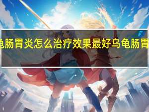 乌龟肠胃炎怎么治疗效果最好 乌龟肠胃炎怎么治