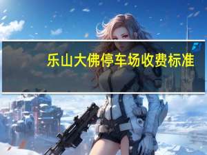 乐山大佛停车场收费标准