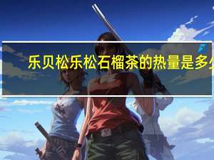 乐贝松 乐松石榴茶的热量是多少