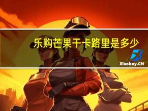 乐购 芒果干卡路里是多少