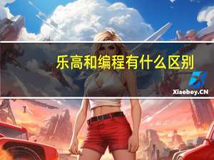 乐高和编程有什么区别