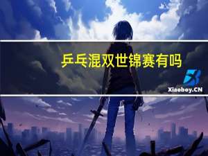 乒乓混双世锦赛有吗