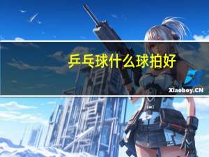 乒乓球什么球拍好