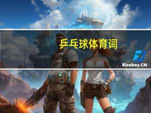 乒乓球体育词