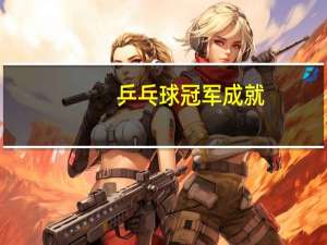 乒乓球冠军成就