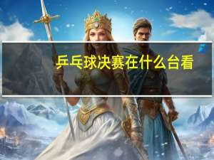 乒乓球决赛在什么台看