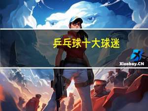 乒乓球十大球迷