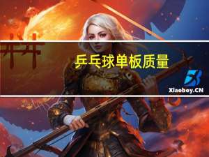 乒乓球单板质量