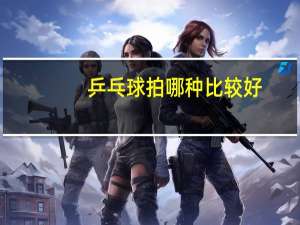 乒乓球拍哪种比较好