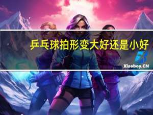 乒乓球拍形变大好还是小好