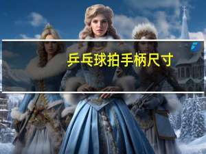 乒乓球拍手柄尺寸