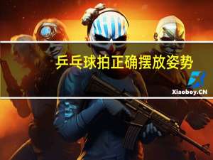 乒乓球拍正确摆放姿势