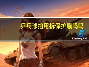 乒乓球拍用拆保护膜吗吗
