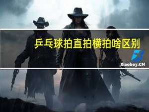 乒乓球拍直拍横拍啥区别
