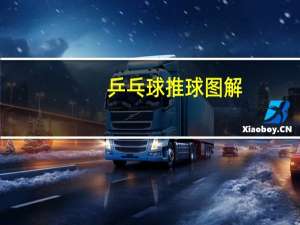 乒乓球推球图解