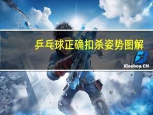 乒乓球正确扣杀姿势图解