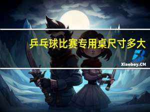 乒乓球比赛专用桌尺寸多大