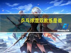 乒乓球混双教练是谁