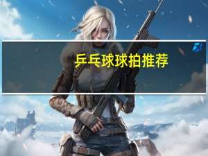 乒乓球球拍推荐