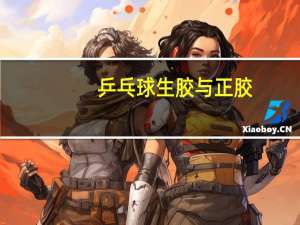 乒乓球生胶与正胶