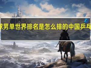 乒乓球男单世界排名是怎么排的 中国乒乓球男单排名