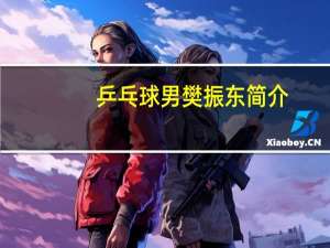 乒乓球男樊振东简介