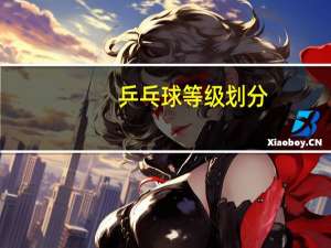 乒乓球等级划分