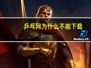 乒乓网为什么不能下载