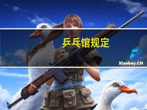 乒乓馆规定