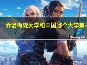 乔治梅森大学和中国哪个大学差不多