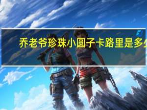 乔老爷 珍珠小圆子卡路里是多少