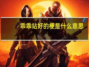 乖乖站好的梗是什么意思（乖乖站好）