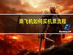 乘飞机如何买机票流程