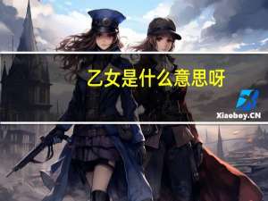 乙女是什么意思呀（乙女是什么意思）