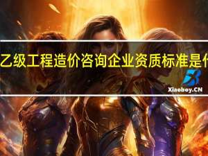 乙级工程造价咨询企业资质标准是什么呢