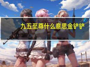 九五至尊什么意思金铲铲（九五至尊什么意思）