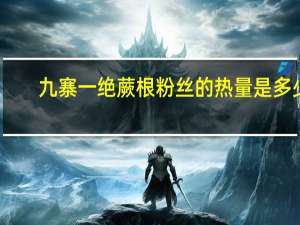 九寨一绝 蕨根粉丝的热量是多少