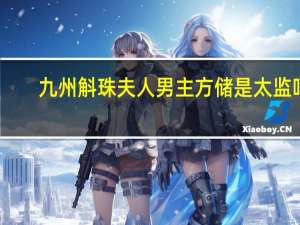 九州斛珠夫人男主方储是太监吗
