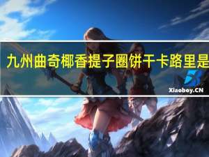 九州 曲奇椰香提子圈饼干卡路里是多少