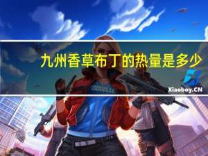 九州 香草布丁的热量是多少