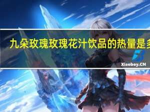 九朵玫瑰玫瑰花汁饮品的热量是多少