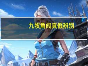 九牧角阀真假辨别