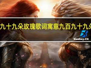 九百九十九朵玫瑰歌词寓意 九百九十九朵玫瑰简谱