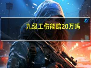 九级工伤能赔20万吗
