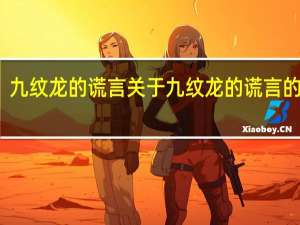 九纹龙的谎言 关于九纹龙的谎言的介绍