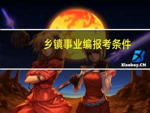乡镇事业编报考条件