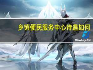 乡镇便民服务中心待遇如何