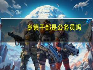 乡镇干部是公务员吗