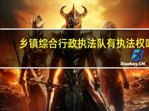 乡镇综合行政执法队有执法权吗